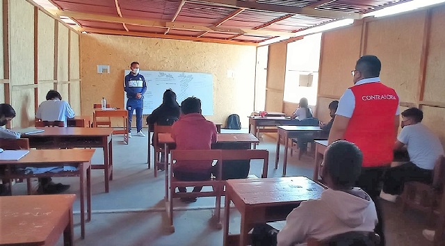 Contraloría alerta deficiencias en inicio de clases semipresenciales en 4 colegios de Áncash