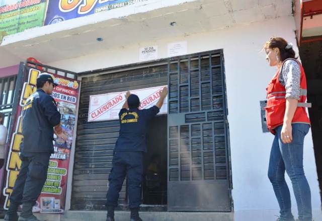 Nuevo Chimbote: Por no contar con filtros pornográficos para proteger a menores clausuran cabinas de internet