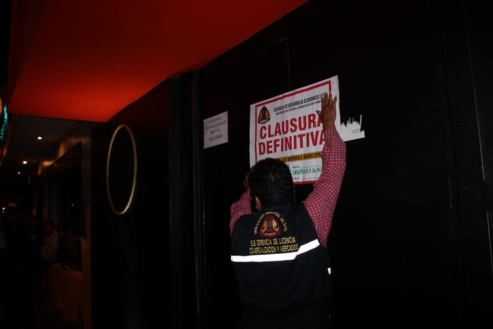 Chimbote: clausuran discoteca "Backos" por impedir intervención municipal