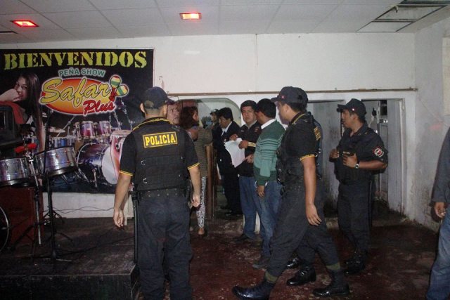 Solo 4 de más de 30 locales nocturnos intervenidos tenían documentación en regla en Chimbote