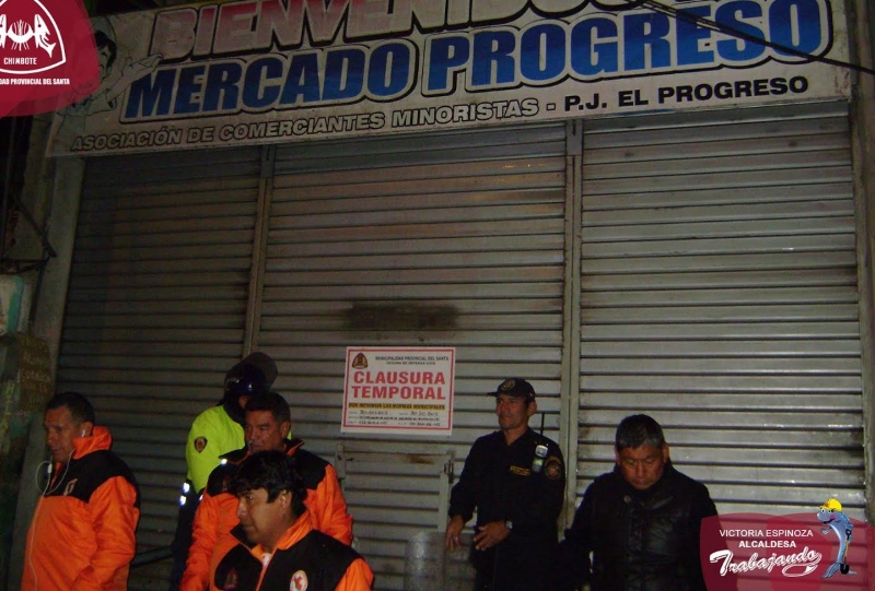Chimbote: Mercado El Progreso fue clausurado por 30 días