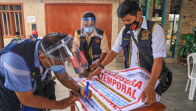 Clausuran “Mil sabores I” en Chimbote por incumplir aforo máximo del 30% frente a la Covid-19