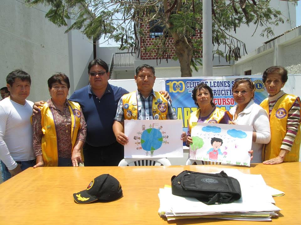 Club de Leones de Santa realizó concurso escolar por la paz