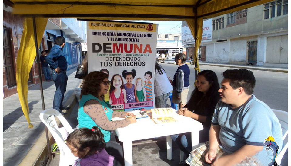 Chimbote: Demuna provincial realiza campaña de sensibilización de derechos de los niños