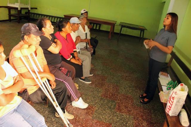 Coishco: personas con discapacidad recibieron charlas psicológicas