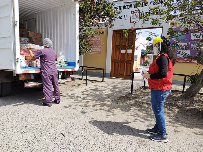 Distribuyen alimentos para más de 83 mil escolares de Santa, Casma, Huarmey, Pallasca, Corongo y Sihuas 
