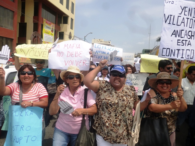 Colectivo “Vilcatoma no se va” realizará el viernes marcha y vigilia en respaldo a exprocuradora