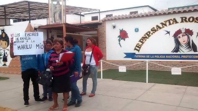 Padres de  familia denuncian presuntas irregularidades en colegio de la Policía