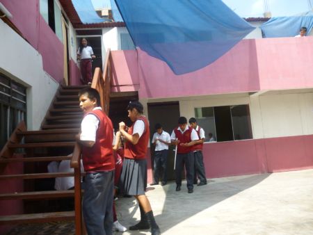 Chimbote: Colegio Champagnat presenta infraestructura riesgosa