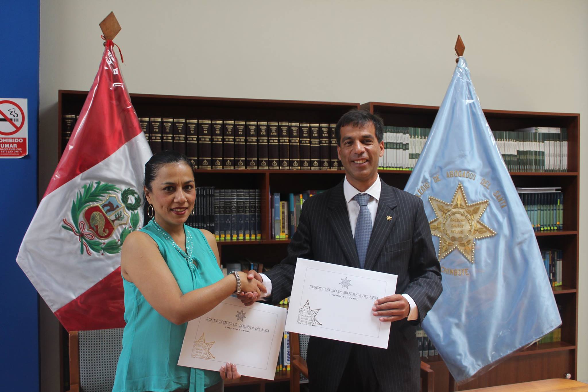 Colegio de Abogados del Santa y Chimbote en Línea en convenio promoverán cultura de derechos
