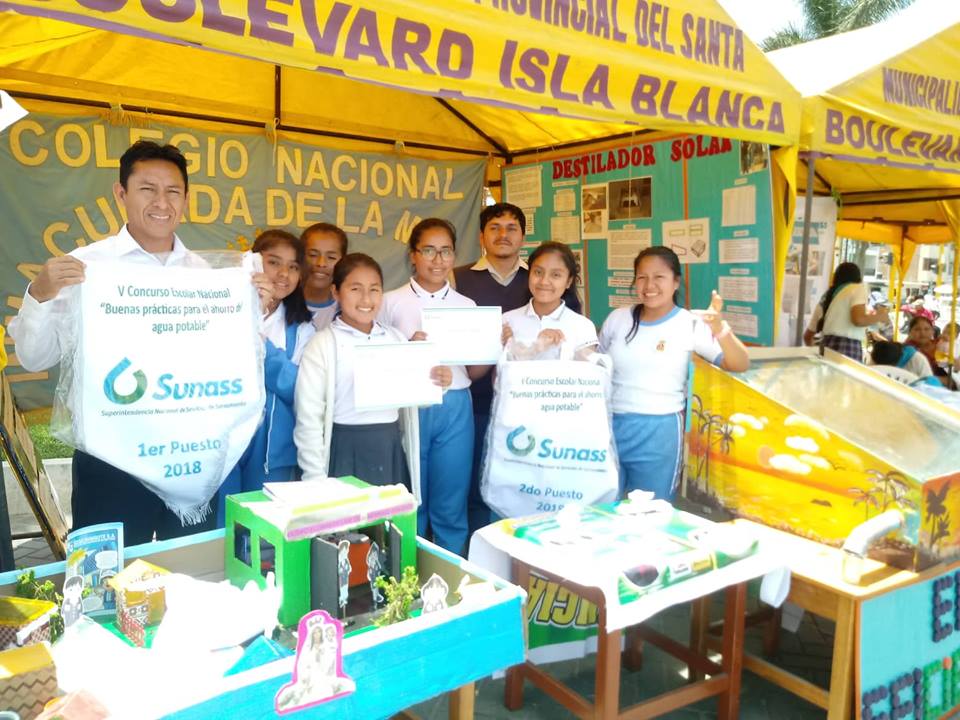 Chimbote: Colegio Inmaculada gana concurso de “Buenas Prácticas para el Ahorro del Agua Potable”