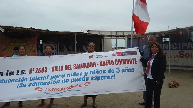 13 colegios del sur de Nuevo Chimbote no fueron incluidos en la Reconstrucción por falta de saneamiento