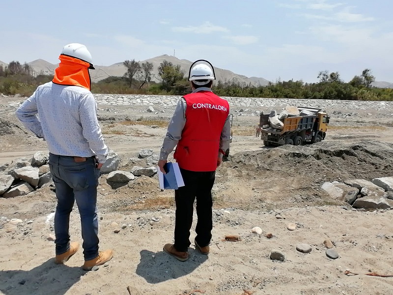 Contraloría advirtió acerca de riesgo en proyecto de enrocado del río Casma