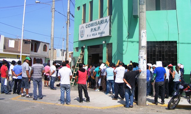 Falta de personal retrasa entrega de antecedentes policiales en Nuevo Chimbote