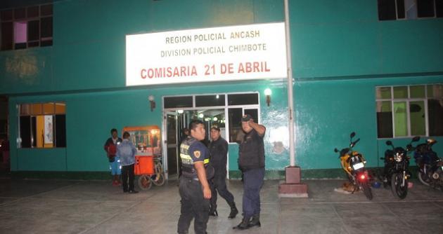 Sujeto fue detenido por golpear a puñetes en el rostro a su enamorada en Chimbote