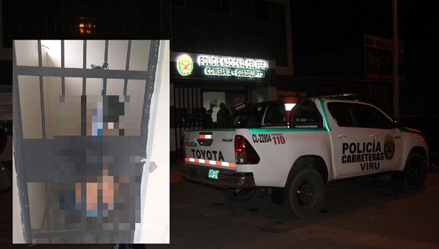 Detenido se ahorcó al interior de una celda de la Comisaría de Guadalupito, policías lo hallaron cadáver