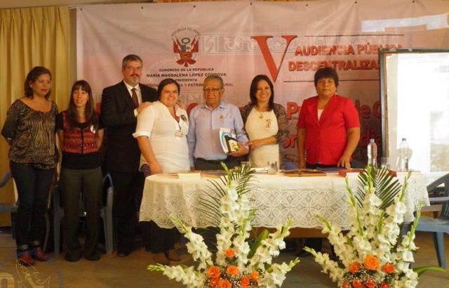 Audiencia descentralizada del Congreso sobre temas culturales se realizó en Casma