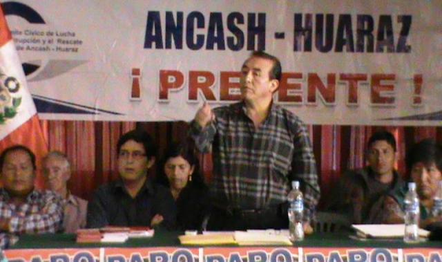 Comité de Lucha de Áncash  advierte posible cierre de cuentas del gobierno regional