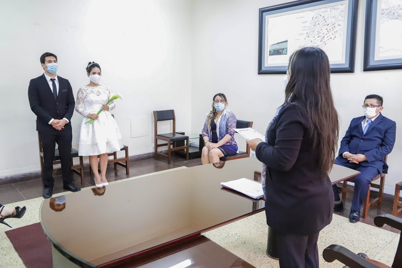 Chimbote: comuna provincial realiza hasta cinco matrimonios diarios en tiempo de pandemia