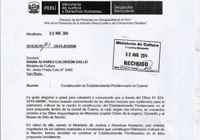 Casma: Ministerio de Justicia confirma que no construirá mega penal