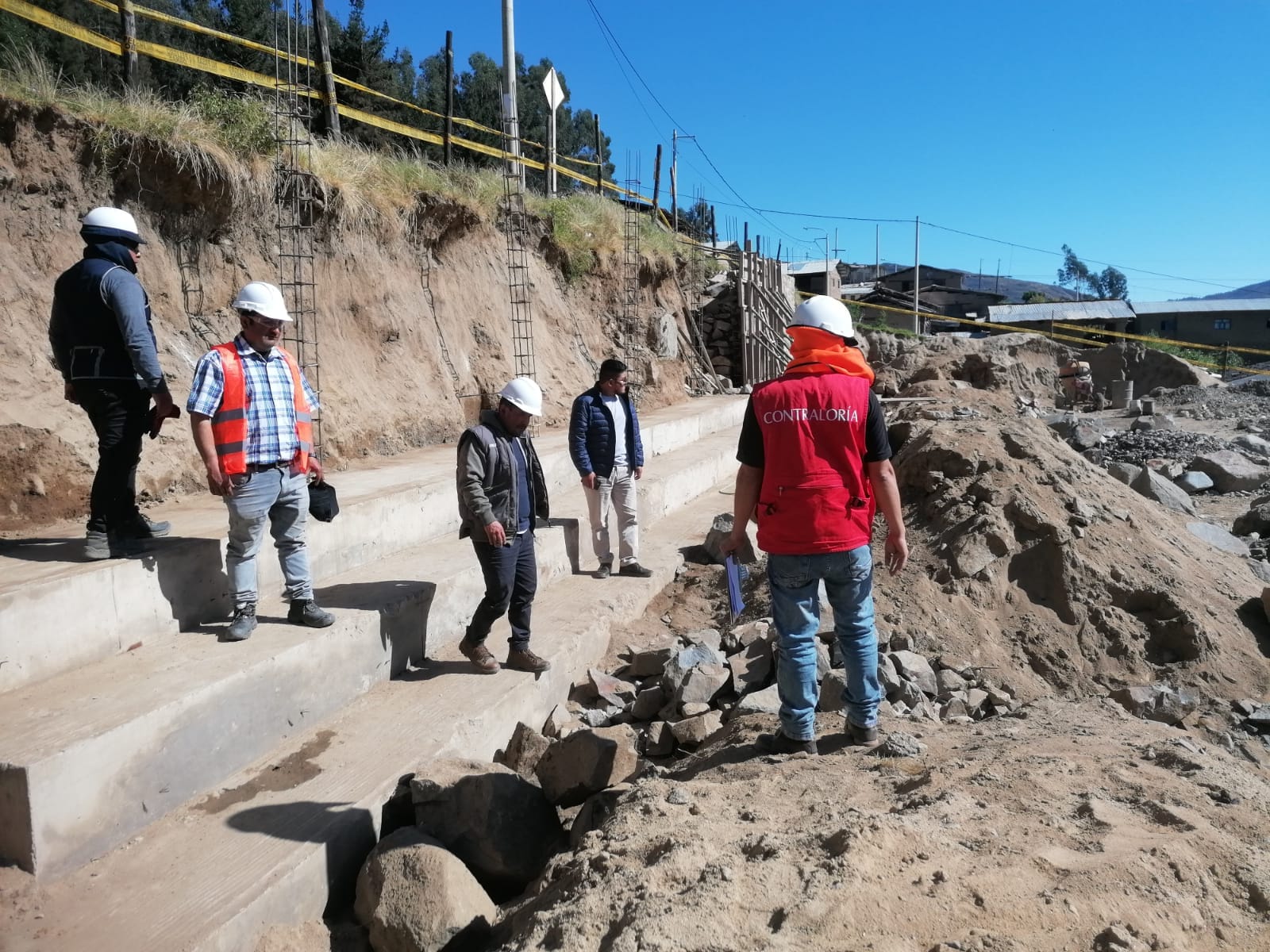 Identifican incumplimiento del expediente técnico para obra de losa deportiva en caserío de Pallasca