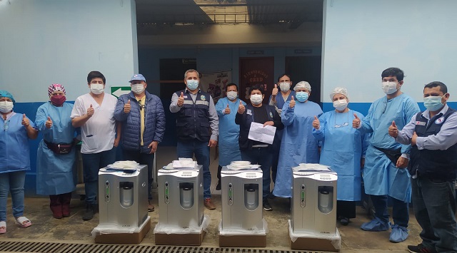 Red Norte refuerza puestos de salud en Chimbote con 28 concentradores de oxígeno