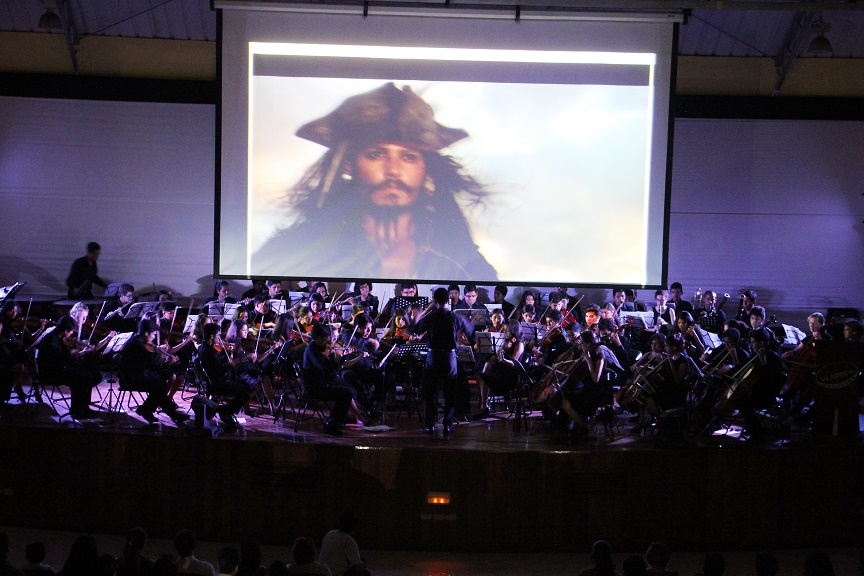 Orquesta Sinfónica Infantil Juvenil de Chimbote en Concierto de película