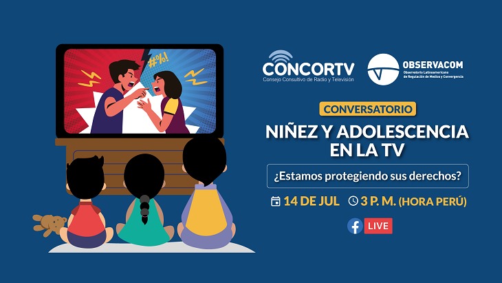 Analizarán marco regulatorio que protege derechos de los niños y adolescentes en la tv 