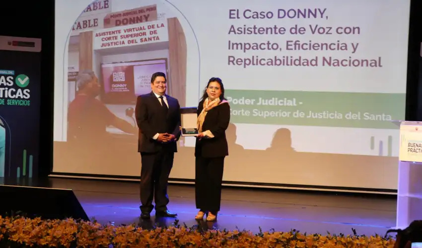Corte del Santa gana concurso nacional de Buenas Prácticas en Gestión Pública con el aplicativo "Donny"