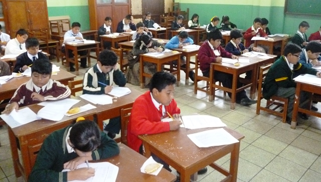 Escolares participaron en concurso "El Gran Reto es Saber"