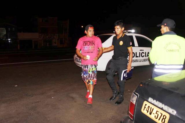 Chimbote: Requisitoriado por manejar en estado de ebriedad es intervenido por cometer el mismo delito