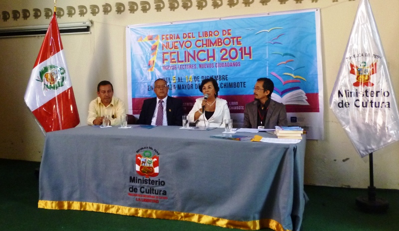 Programa de VII Feria de Libro de Nuevo Chimbote fue presentada a prensa en Trujillo