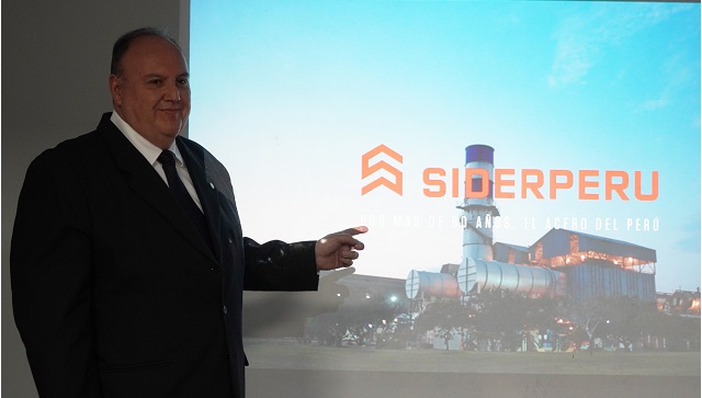 Siderperú presentó su nuevo logo ante las principales autoridades e invitados de Chimbote 