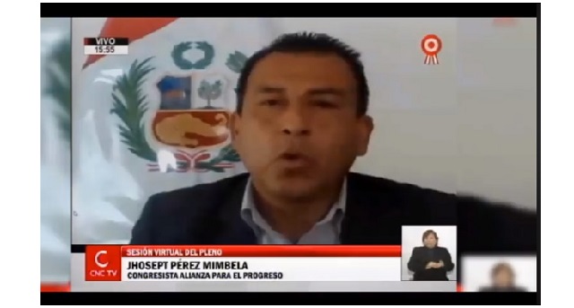 Áncash: congresista Pérez aclara que no tuvo la intención de ofender la investidura del presidente Vizcarra