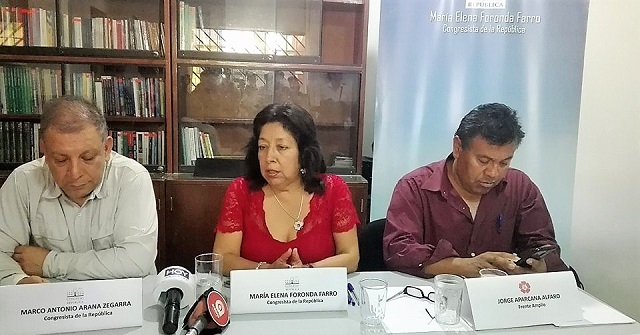 Congresistas Arana y Foronda resaltan mensaje del Papa Francisco sobre protección del medio ambiente