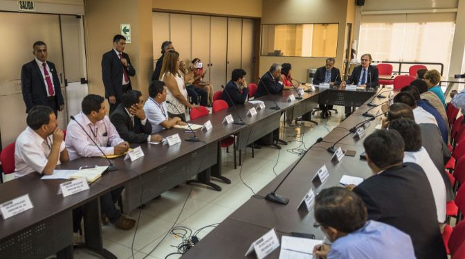 Congresistas y alcaldes de Áncash se reunieron con Ministro del Interior