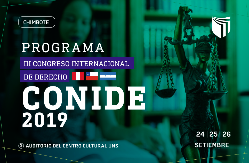 UCV - Chimbote desarrollará el III Congreso Internacional de Derecho