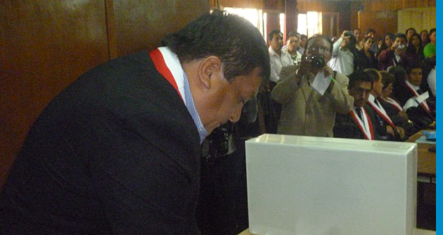 Elección de controvertido consejero delegado en Áncash podría quedar sin efecto