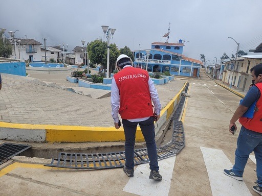 Contraloría advierte deficiencias técnicas en obra de reconstrucción de calles en Huarmey