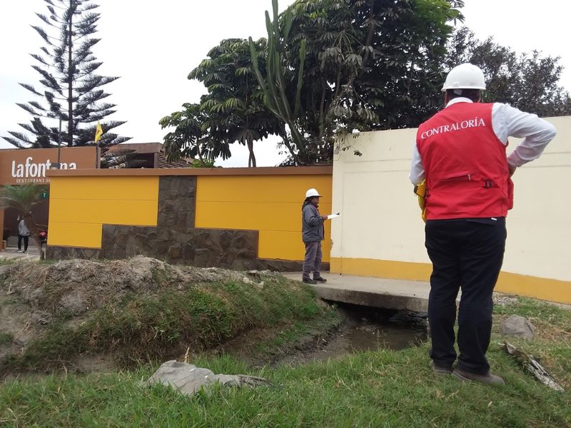 Contraloría advierte que mejoramiento del dren “Los Patos” lleva suspendido más de 6 meses 