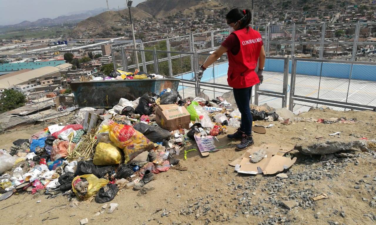 Contraloría inspecciona servicio de limpieza pública en provincias del Santa, Casma y Huarmey