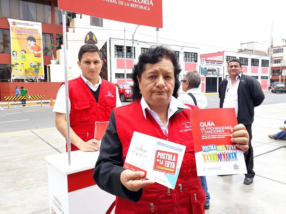 Chimbote: Contraloría realiza campaña para el buen uso de los recursos de la MPS