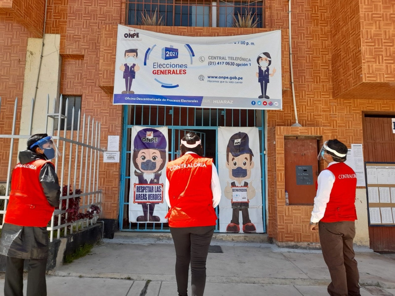 Contraloría advierte riesgos en acondicionamiento de las ODPE en Huaraz y Nuevo Chimbote 