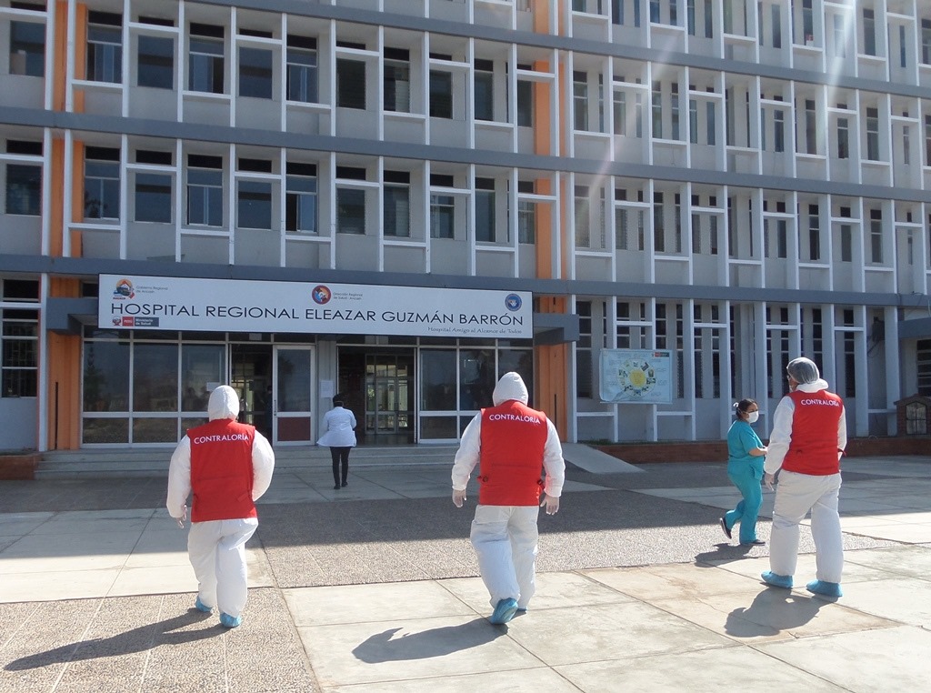 Contraloría verificó capacidad de respuesta del Hospital Regional ante el covid-19