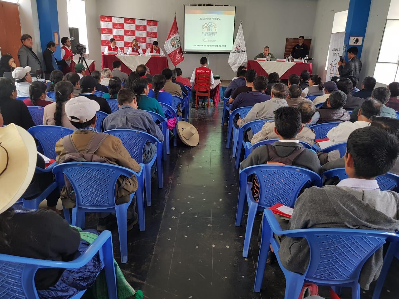 Áncash: Contraloría realiza este martes Audiencia Pública en la provincia de Bolognesi