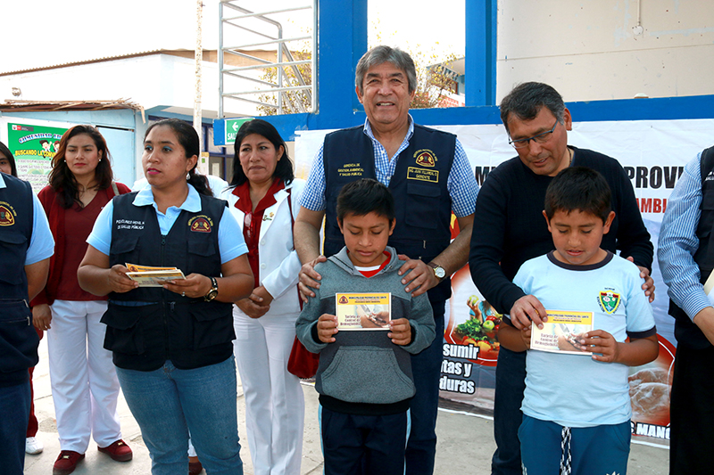 Chimbote municipalidad provincial  continúa control de anemia en centros educativos