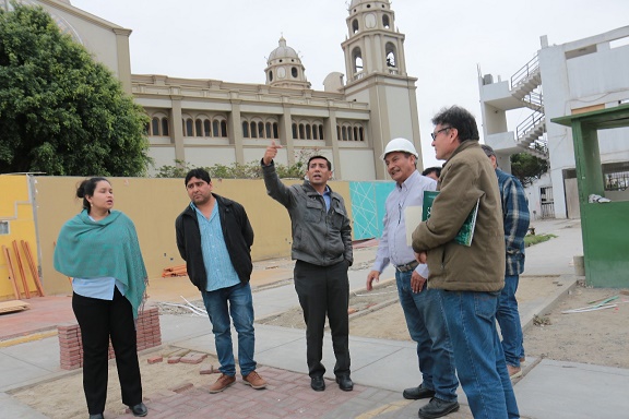 Nuevo Chimbote: realizan verificación de terreno donde se construirá para teatro municipal