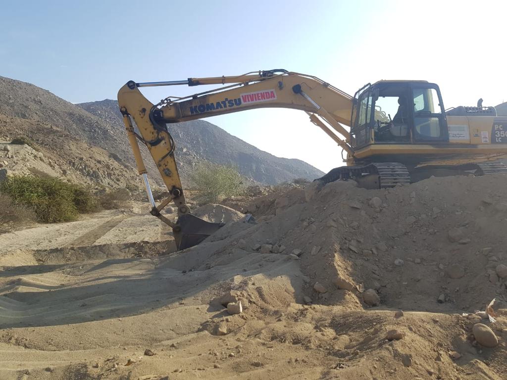 Moro: concluyen trabajos de limpieza y descolmatación de la quebrada Chumpe