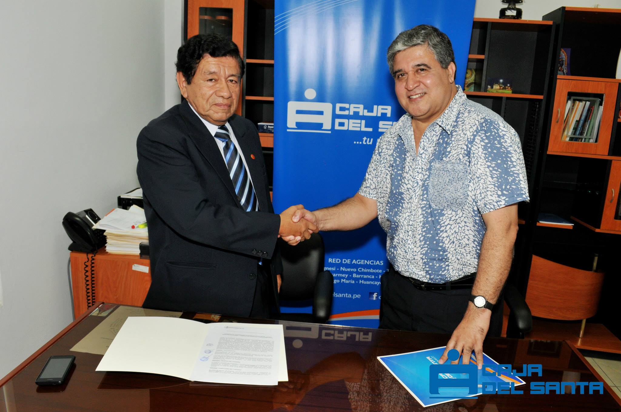Caja del Santa firmó convenio con Sedachimbote