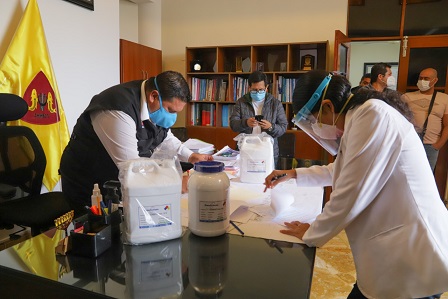    Municipalidad e instituciones firman convenio con instituciones para producción de Ivermectina